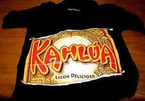 Kahlua Logo - KAHLUA Logo Lrg Button Down Shirt Coffee Liqueur Mexico Booze