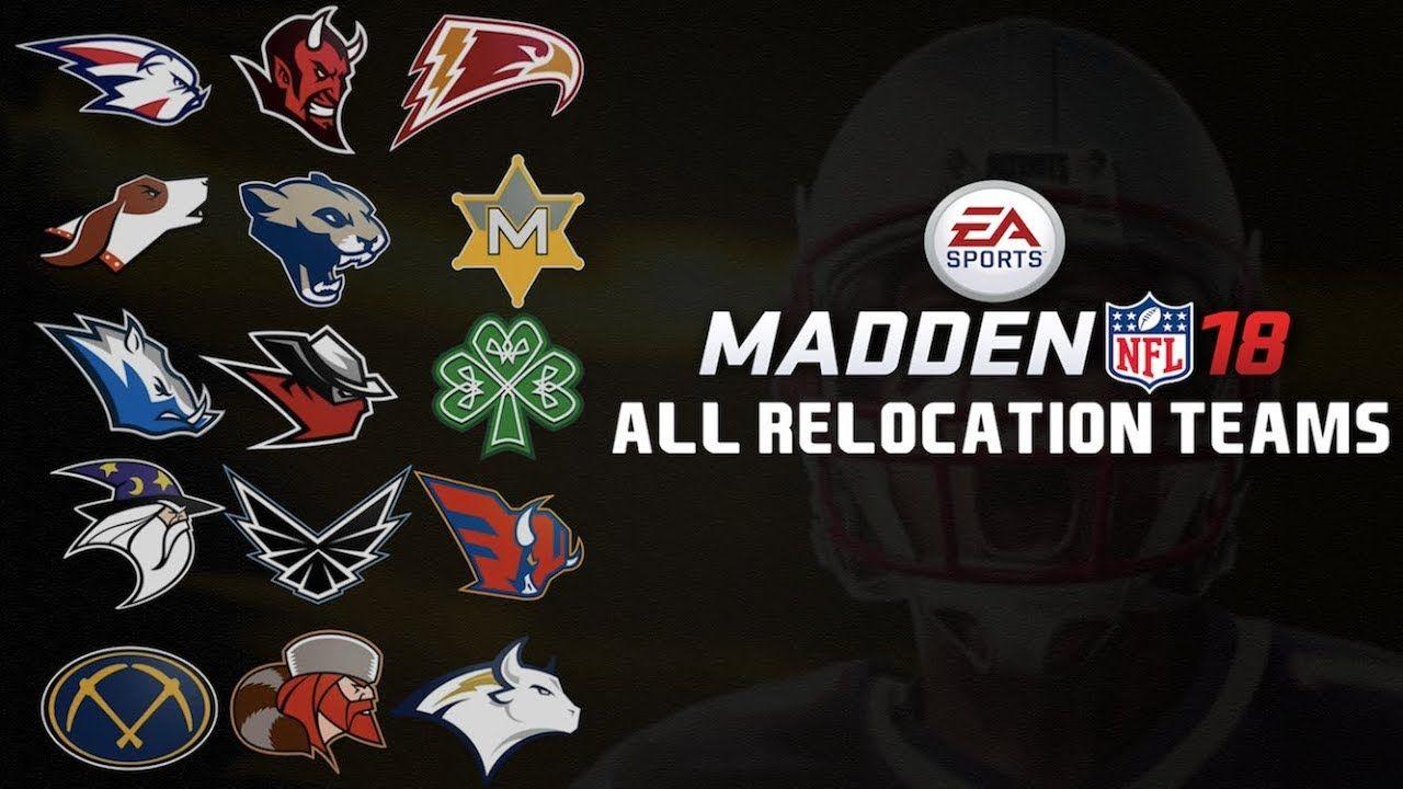 Relo Logo - Madden 18: All Relocation Teams - YouTube