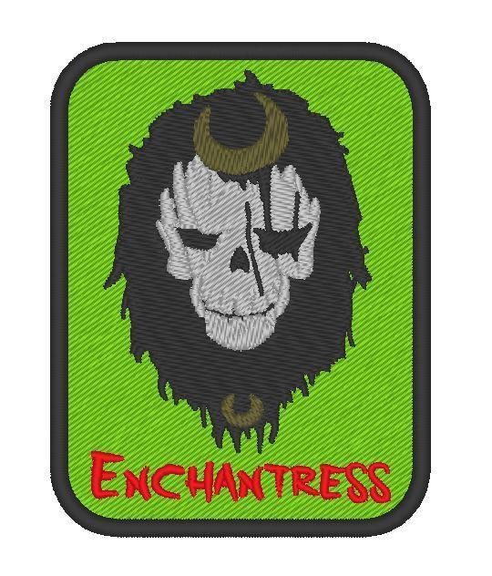 Enchantress Logo - E0177 EMBROIDERED MOVIE PATCH INSPIRED BY SUICIDE SQUAD LOGOS ...