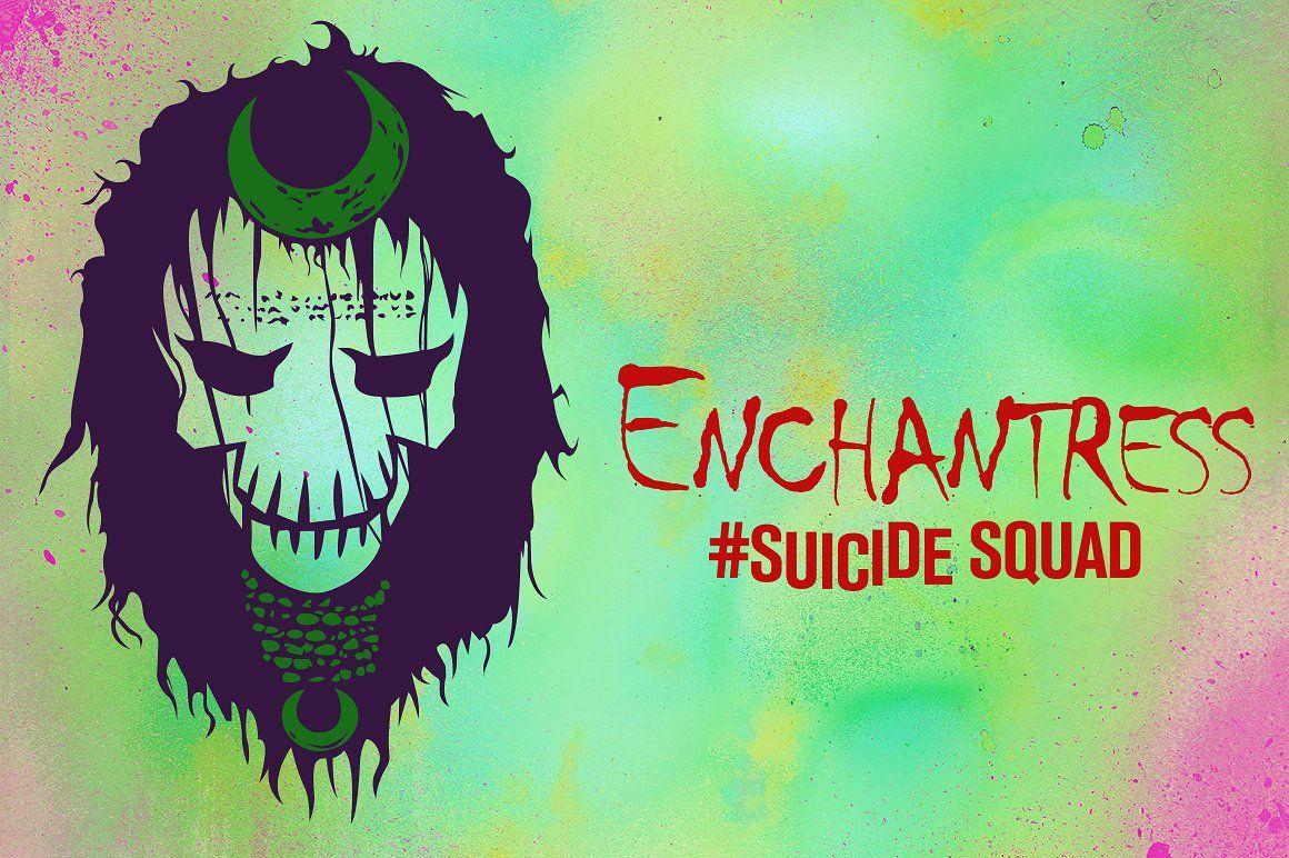 Enchantress Logo - Enchantress Suicide Squad Vector ~ Illustrations ~ Creative Market