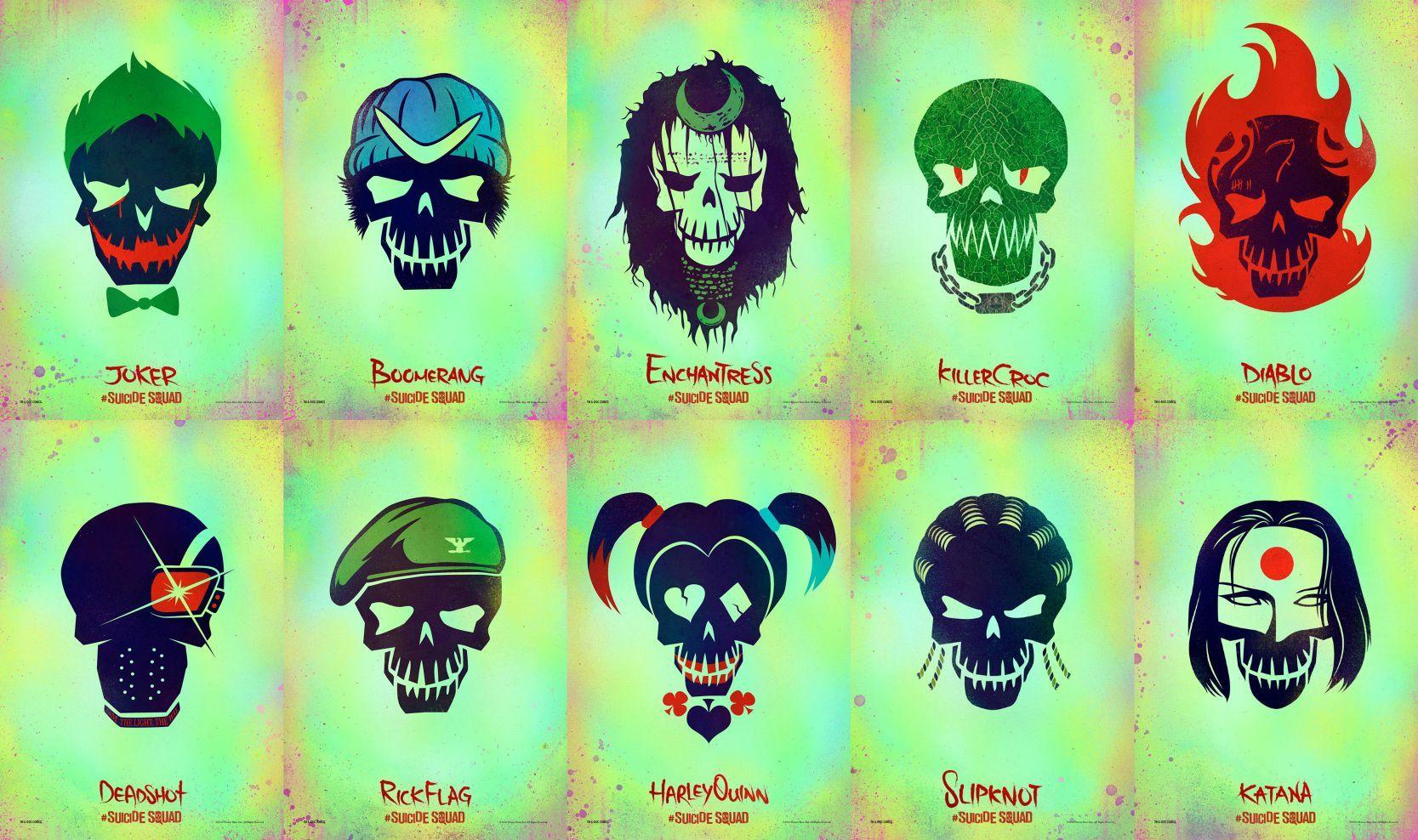 Enchantress Logo - Suicide Squad | Suicide Squad' launches character icon logos ...