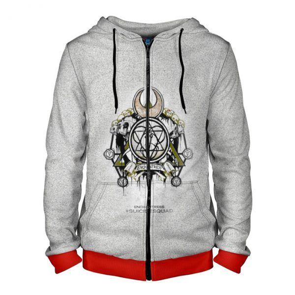 Enchantress Logo - Zipper Hoodie Enchantress Logo Suicide Squad - Buy Online