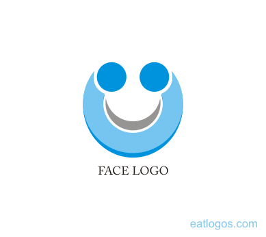 Smiling Logo - Smiling face vector logo download. Vector Logos Free Download