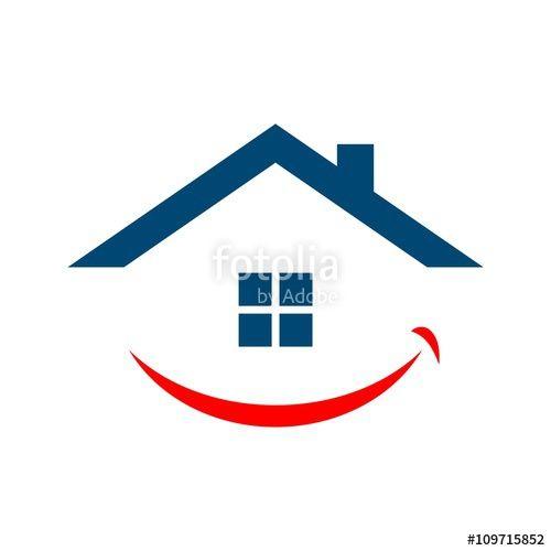 Smiling Logo - Smiling House Logo Stock Image And Royalty Free Vector Files