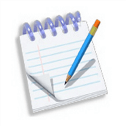 Notepad Logo - Notepad Logo