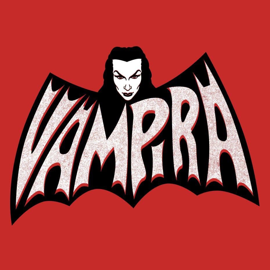 Vampira Logo - vampira in a bat shape!