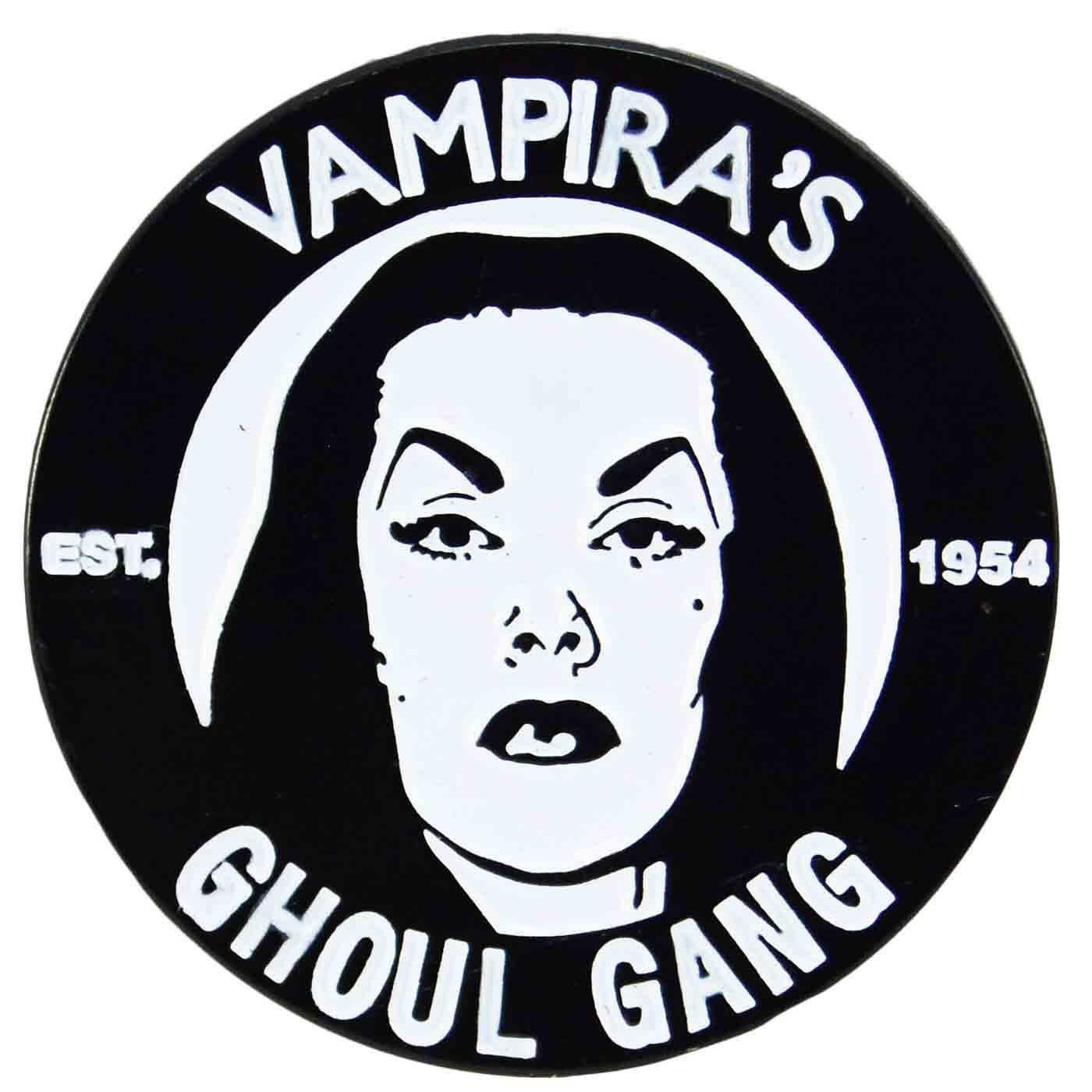 Vampira Logo - Kreepsville 666 Enamel Pin Vampira Ghoul Gang Gothic Rockabilly Pin
