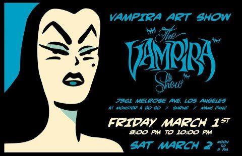 Vampira Logo - Damnit: Vampira Show