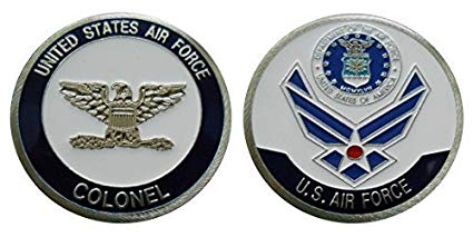 Colonel Logo - Air Force Officer Ranks “O” Challenge Coin