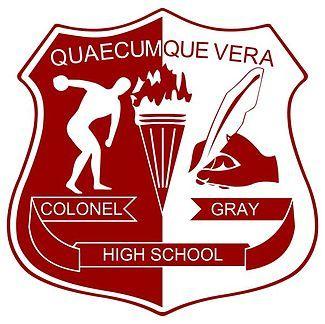 Colonel Logo - Colonel Gray High School