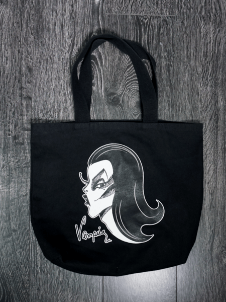 Vampira Logo - Vampira® Tote Bag® by La Femme En Noir