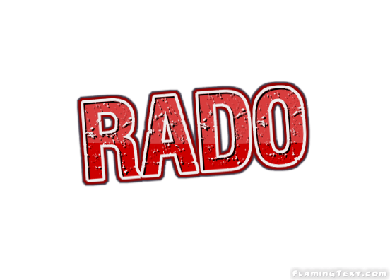 Rado Logo - Indonesia Logo | Free Logo Design Tool from Flaming Text