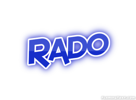 Rado Logo - Indonesia Logo. Free Logo Design Tool from Flaming Text