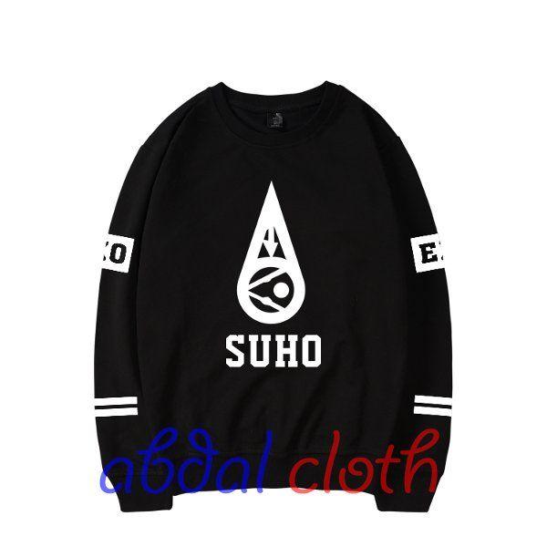 Suho Logo - Jual Sweater Hoodie Zipper EXO Suho Logo di lapak Musrifan muserifan