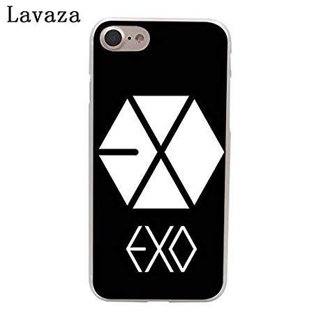 Suho Logo - Black White Exo iPhone 7 Case Kpop Boy Band I Phone 8 Cover South ...