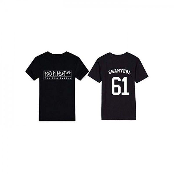Suho Logo - Women Knits KPOP EXO T Shirt Seoul Encore Concert Same Tshirt
