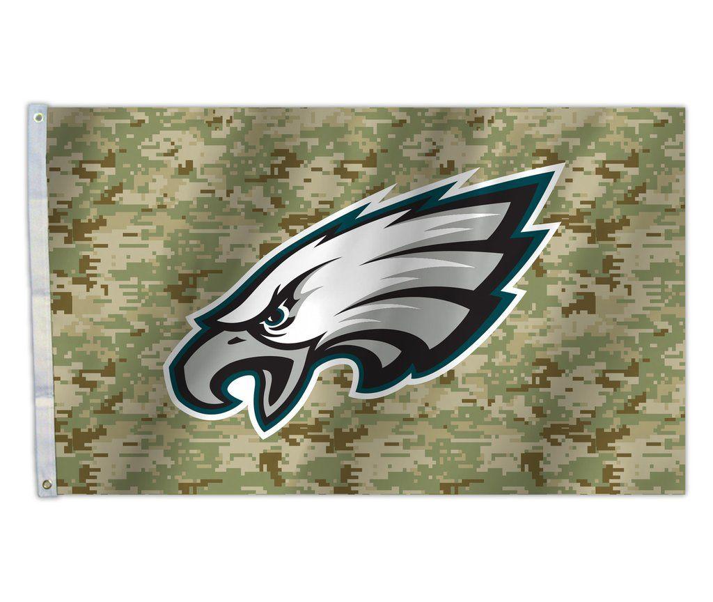 Camo Eagle Logo - Philadelphia Eagles Official 3X5 Camo Flag