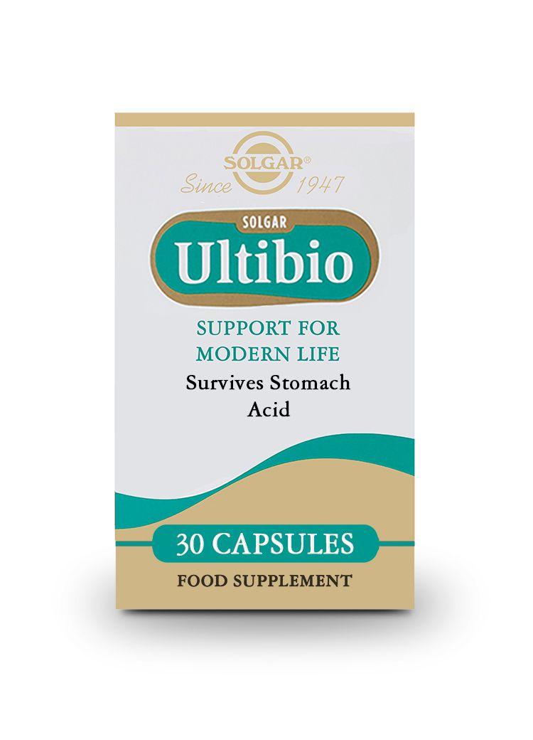Solgar Logo - Ultibio Vegetable Capsules - Pack of 30 | Solgar Vitamins & Supplements