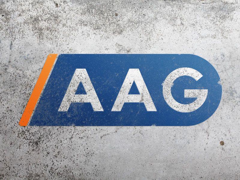 Aag Logo - A A G construction company logo