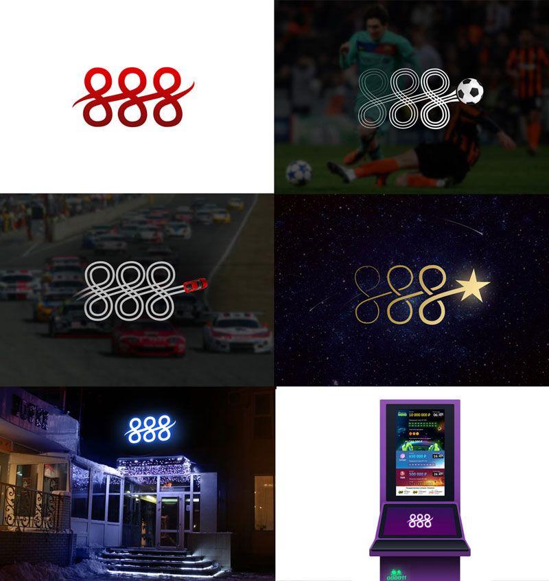 888 Logo - The making of the 888.ru bookmaker logo and corporate identity