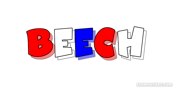 Beech Logo - United States of America Logo. Free Logo Design Tool from Flaming Text