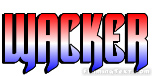 Wacker Logo - United States of America Logo. Free Logo Design Tool from Flaming Text