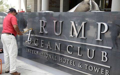 Panamanian Logo - Trump name removed from Panama City hotel over commercial dispute