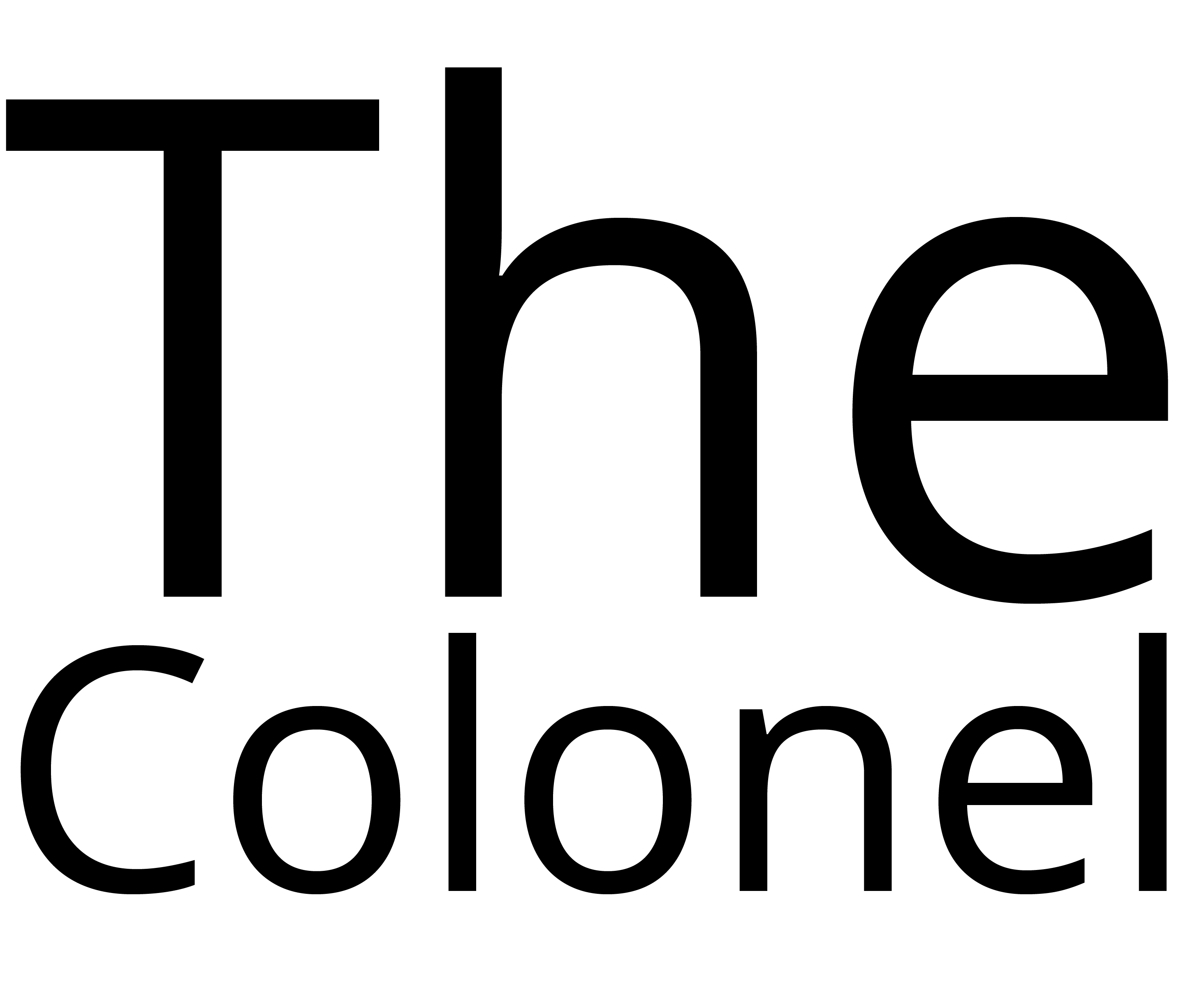 Colonel Logo - The Colonel