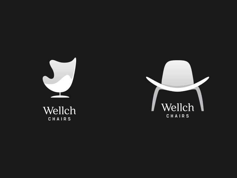 Chair Logo - chair logo design wellch chairs logo battle marko jotic dribbble