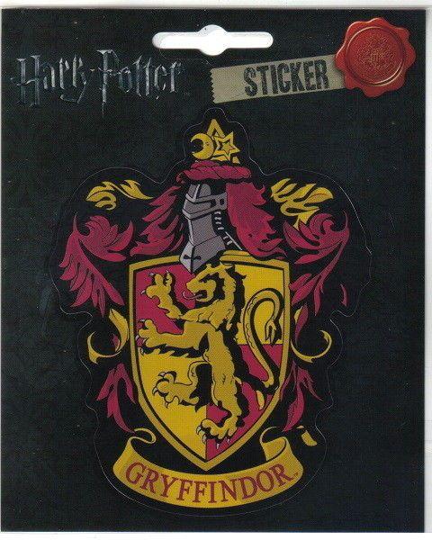 Gryffndor Logo - Harry Potter House of Gryffindor Logo Peel off Image Sticker Decal ...