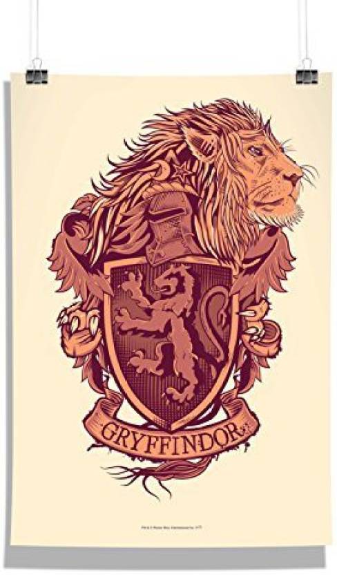 Gryffndor Logo - Official Harry Potter- Gryffindor logo w.lion, Wall Decor