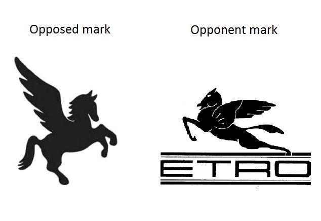 Etro Logo - ETRO was defeated with a trademark opposition over famous Pegasus