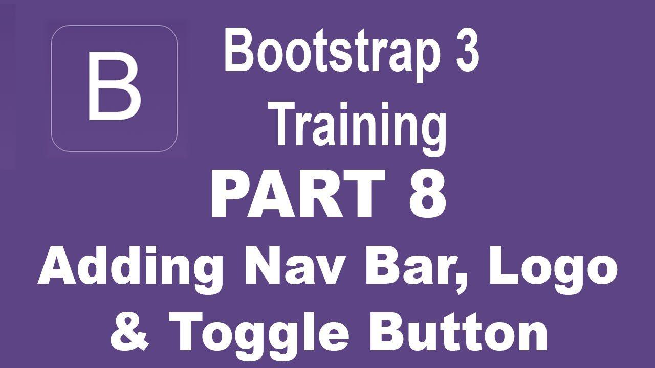 Nav Logo - Bootstrap Tutorial For Beginners - [Part 8] Nav Bar, Logo