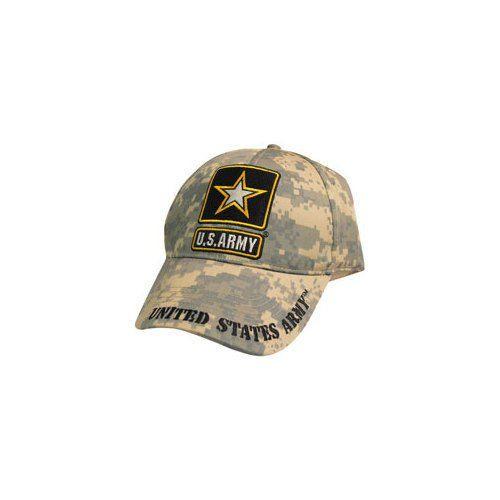 Camo Eagle Logo - Eagle Emblems CP00127 U.S. Army Logo Cap Digital Camo at Amazon ...