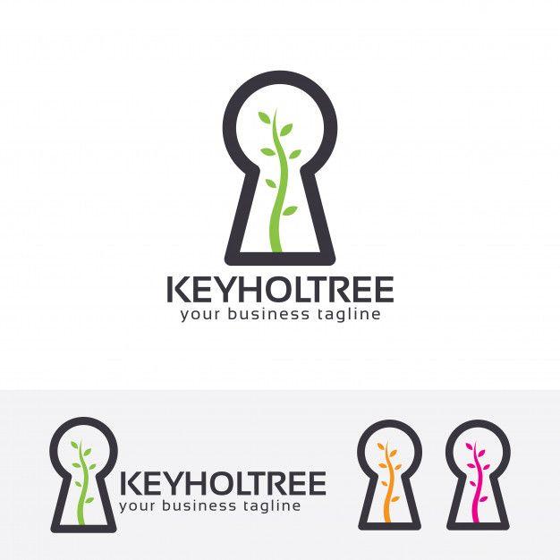 Keyhole Logo - Keyhole tree logo template Vector | Premium Download