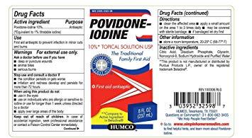 Humco Logo - Amazon.com: Povidone Iodine 10% - 8 oz by -Humco: Health & Personal Care