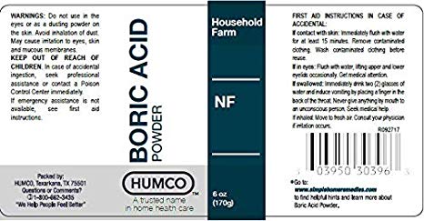 Humco Logo - Amazon.com: HUMCO HOLDING GROUP 303950303963 Boric Acid Powder, 6 oz ...