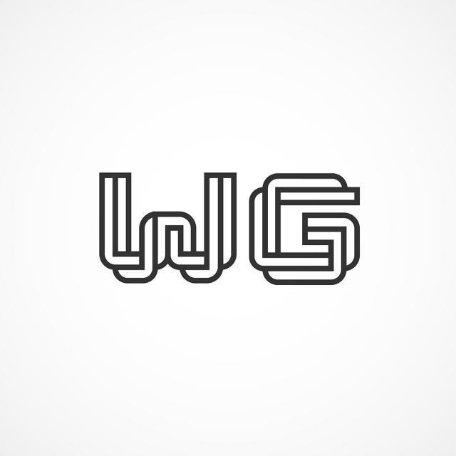 WG Logo - Initial Letter WG Logo Template Template for Free Download on Pngtree