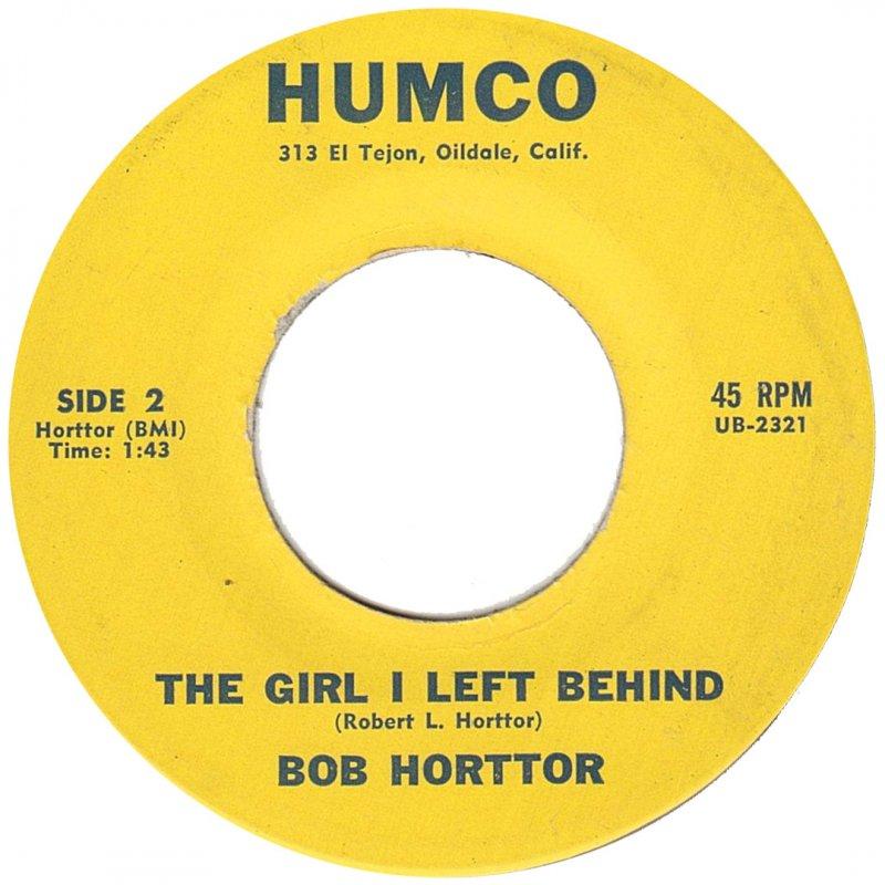 Humco Logo - 45cat - Bob Horttor - Working Overtime / The Girl I Left Behind ...