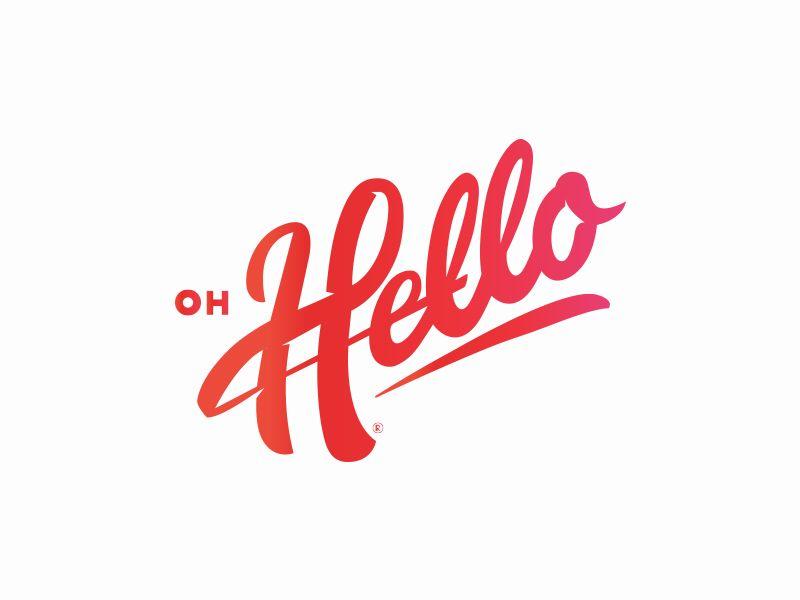 Hello Logo - Oh Hello Logo Concept by Adam Monster | Dribbble | Dribbble