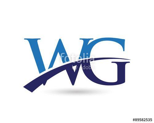 WG Logo - WG Logo Letter Swoosh Stock Image And Royalty Free Vector Files
