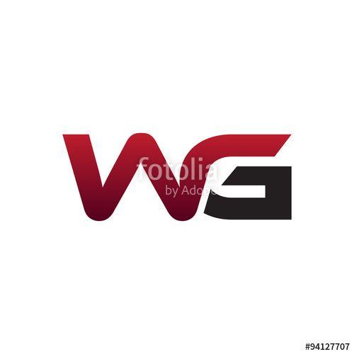 WG Logo - Modern Initial Logo WG Stock Image And Royalty Free Vector Files