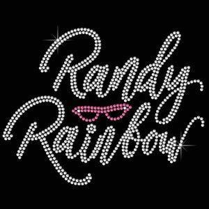 Rhinestone Logo - Randy Rainbow — Rhinestone T-Shirt Logo