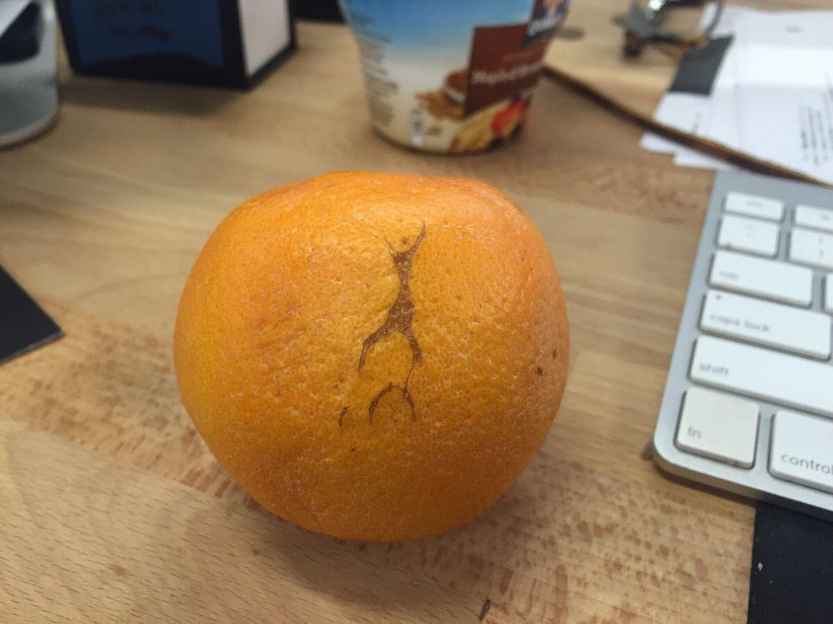 LucasArts Logo - The guy from the Lucasarts logo is on my orange