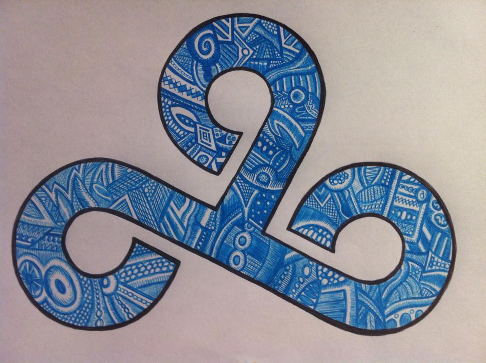 C9 Logo - C9 Logo that I hand drew for worlds! : Cloud9