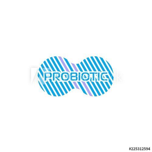 Bacteria Logo - Probiotics logo. Bacteria logo. Concept of healthy nutrition ...