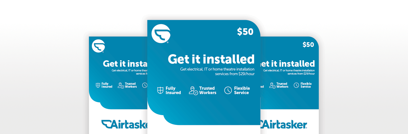 Airtasker Logo - Airtasker Cards Gift Of Time