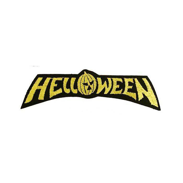 Helloween Logo - Helloween Logo Yellow Cut Out Patch - Rockzone