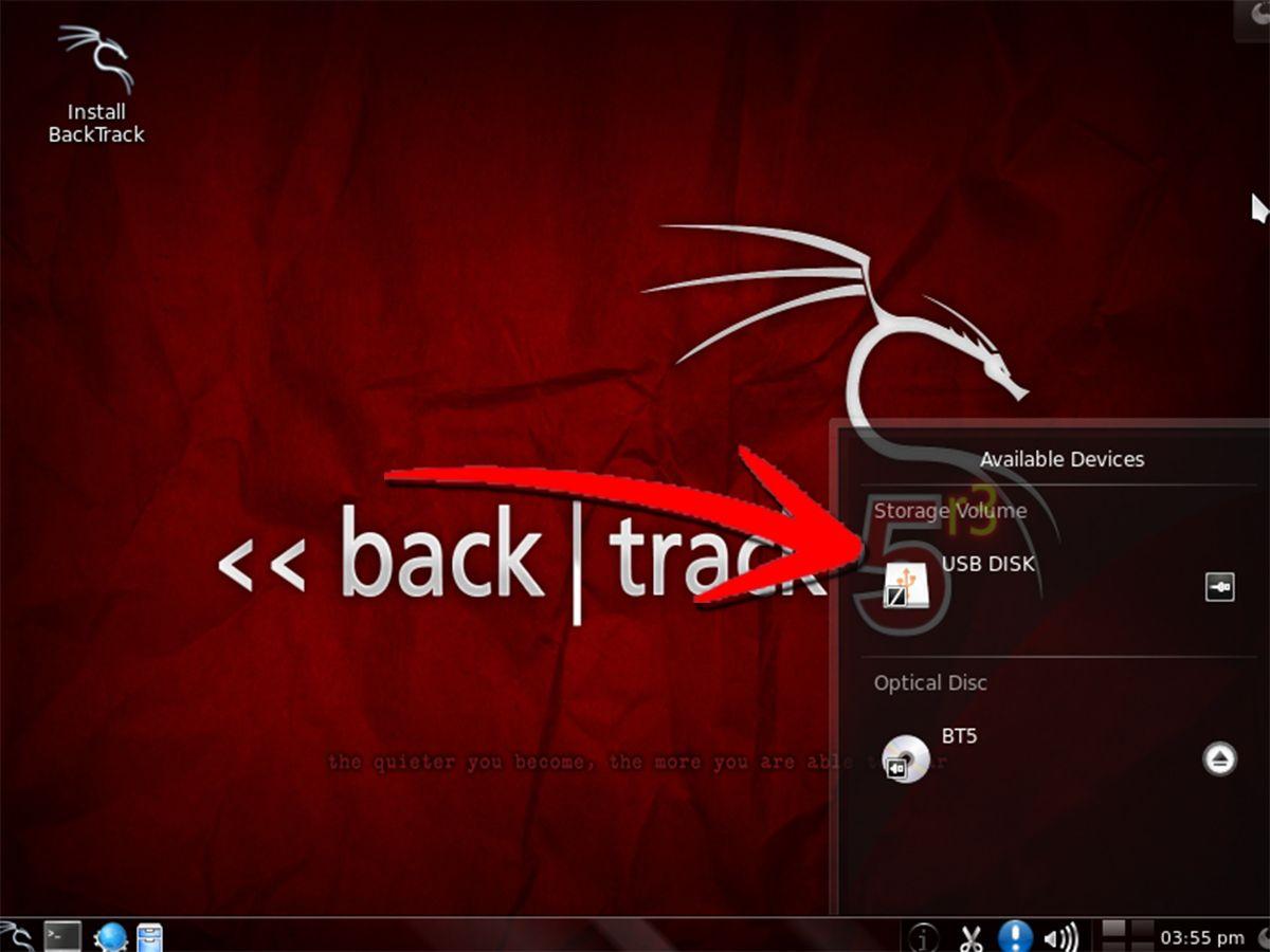 Backtrack Logo - How to Get Backtrack to Recognize a USB Drive: 4 Steps