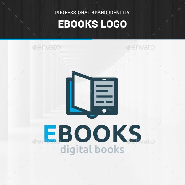 Ebooks Logo - Ebook Logo Templates from GraphicRiver